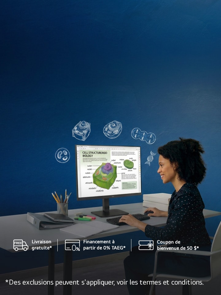 Étudiez plus intelligemment avec la technologie LG. Profitez de la vitesse et des performances dont vous avez besoin pour gagner en productivité.
