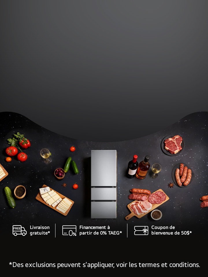 Rangement polyvalent pour divers aliments. Frigo pour aliments spécialisés – nouveau prix réduit : 1 799,99 $.