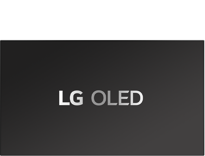 Chaque taille de l’OLED de LG apparaît à l’écran, du modèle le plus petit au plus grand