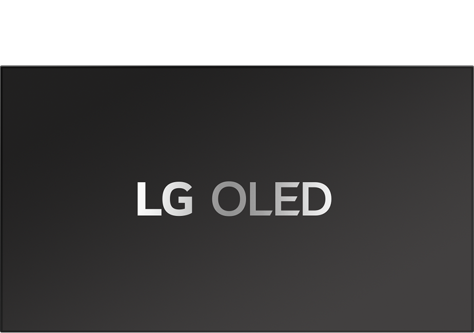 Chaque taille de l’OLED de LG apparaît à l’écran, du modèle le plus petit au plus grand