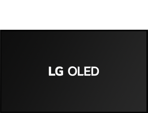 Chaque taille de l’OLED de LG apparaît à l’écran, du modèle le plus petit au plus grand
