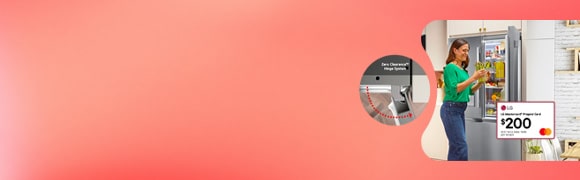 Adapté à votre style de vie : Ramenez à la maison un frigo LG Zero Clearance🅪 et recevez une carte LG Mastercard🅫 prépayée de 200 $.