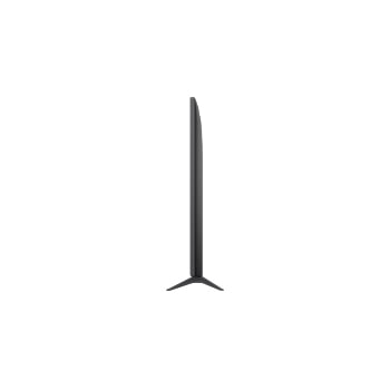 Linke Seitenansicht des LG NanoCell NANO80 TV.