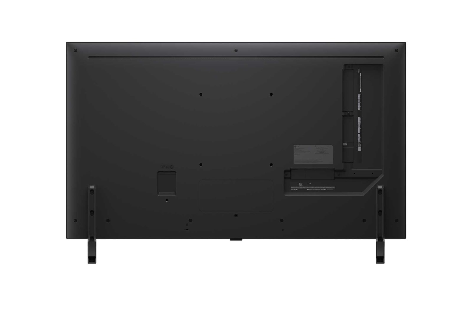 Rückansicht des LG NanoCell NANO90 TV