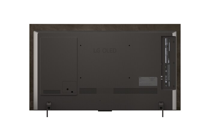 Rückansicht des LG OLED evo AI C5 4K Smart TV.