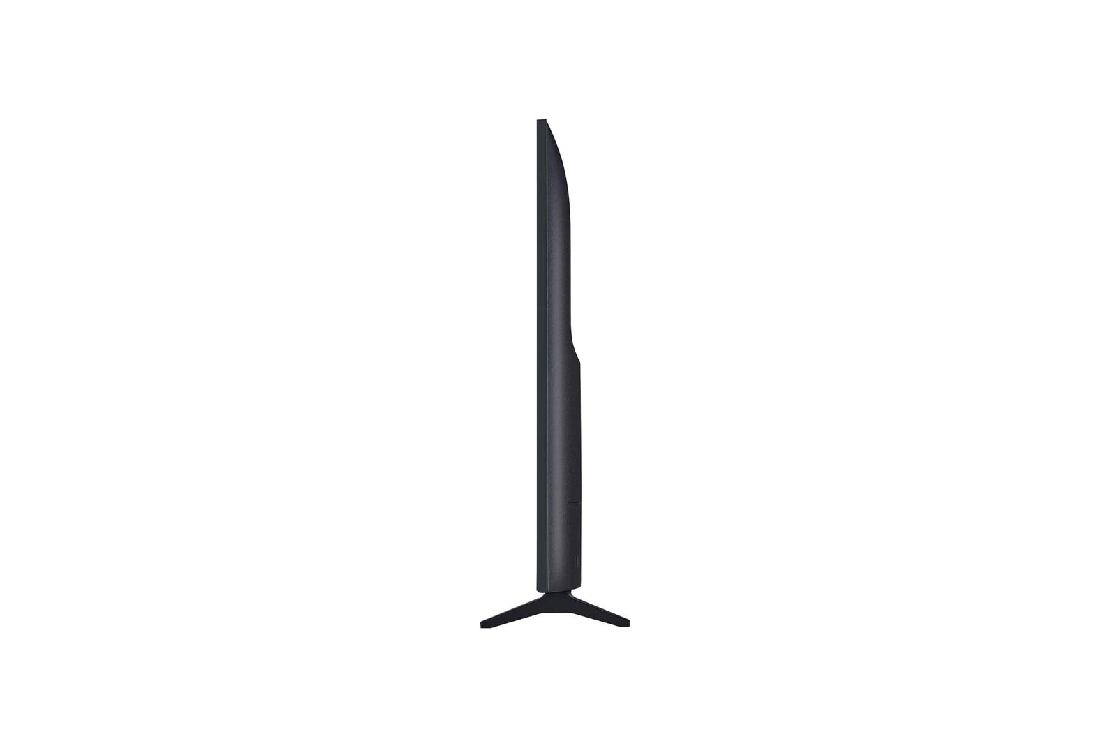 Linke Seitenansicht des LG QNED70 TV 