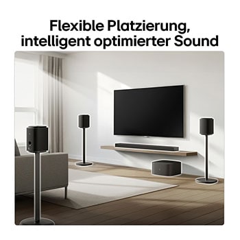 USP-Karte: Flexible Platzierung, intelligent optimierter Sound