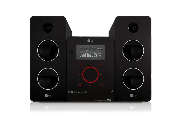 Vorderseite von Micro-Hifi-Anlage mit großer Leistung FB162
