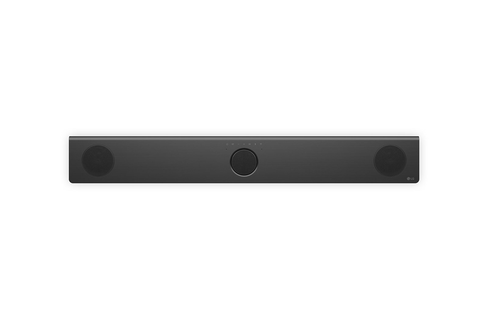 Angled view of LG Soundbar S80TR's back