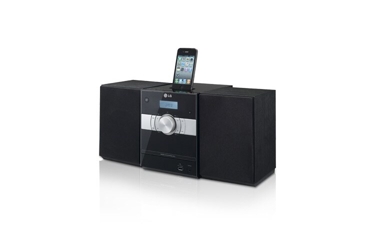 LG Micro-Hi-Fi-Anlage mit CD-Player, USB Anschluss und kompatibel für iPod/iPhone, XP16