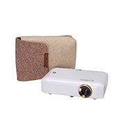LG Ultra Portabler LED Projektor mit integriertem Akku und 720p HD Auflösung, PH510PG