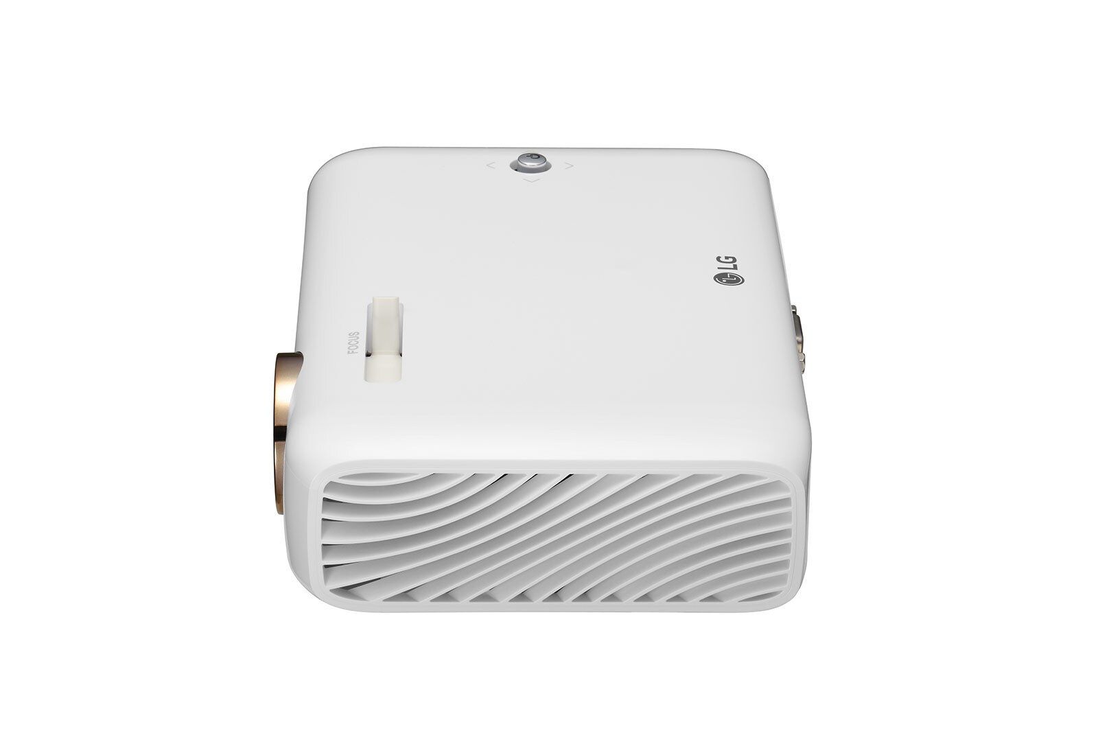 LG Ultra Portabler LED Projektor mit integriertem Akku und 720p HD Auflösung, PH510PG