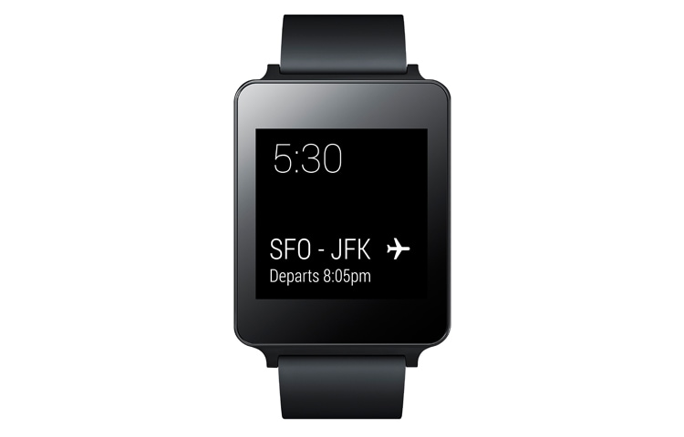 LG G Watch Android Wear Armbanduhr mit IPS Display und 1,2 GHz Prozessor, W100