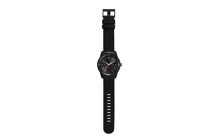 LG G Watch R Android Wear Armbanduhr mit rundem 1,3 Zoll P-OLED Display und zeitlosem Design, W110