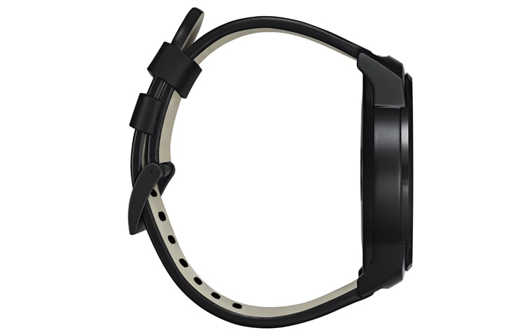LG G Watch R Android Wear Armbanduhr mit rundem 1,3 Zoll P-OLED Display und zeitlosem Design, W110