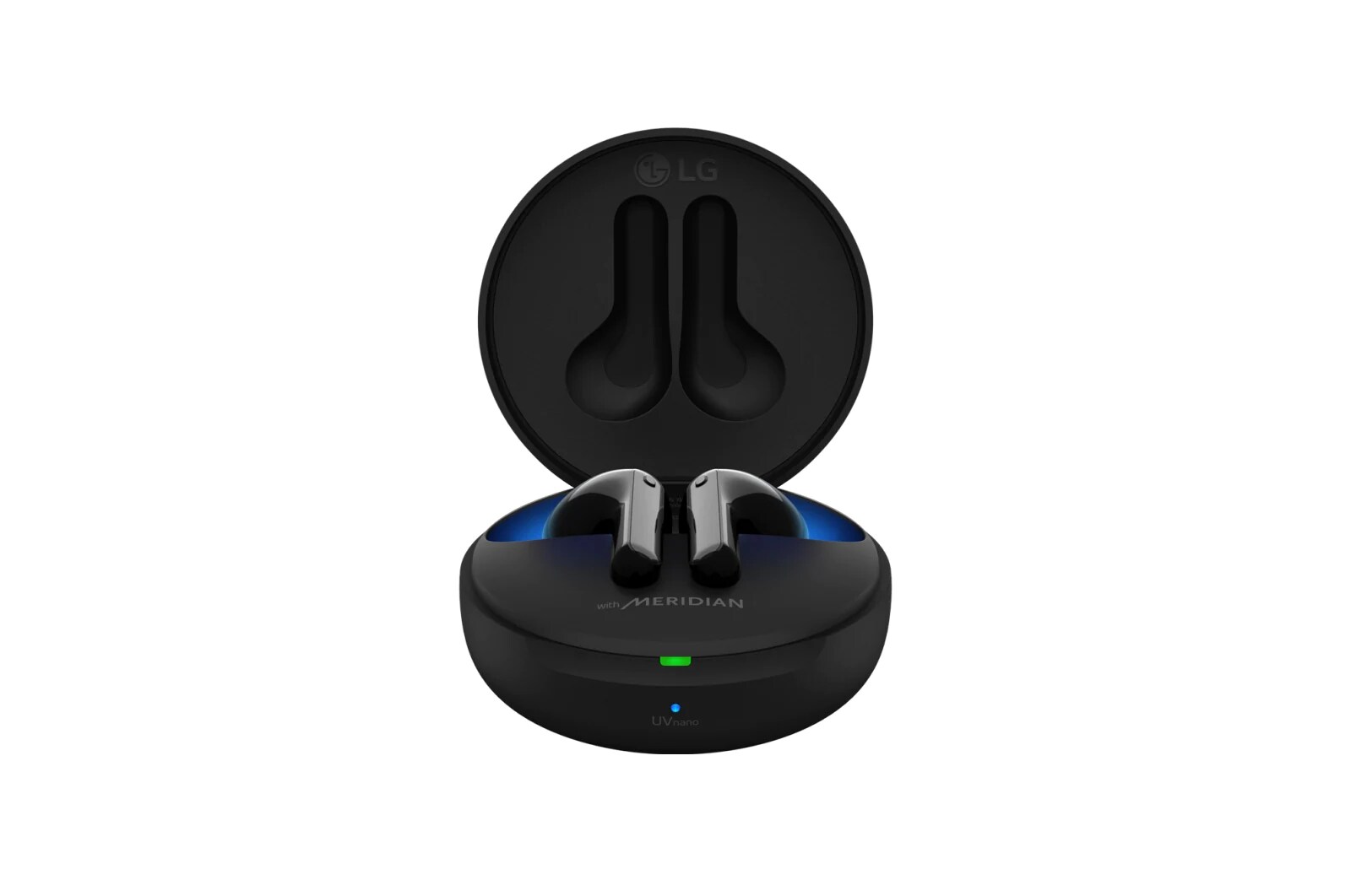 LG TONE Free FN7 | schwarz | Wireless Earbuds mit MERIDIAN-Sound und Noise Cancelling, HBS-FN7 Black