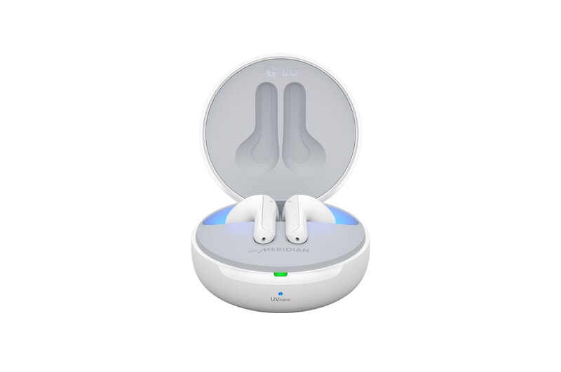 LG TONE Free FN7 | weiss | Wireless Earbuds mit MERIDIAN-Sound , HBS-FN7 White