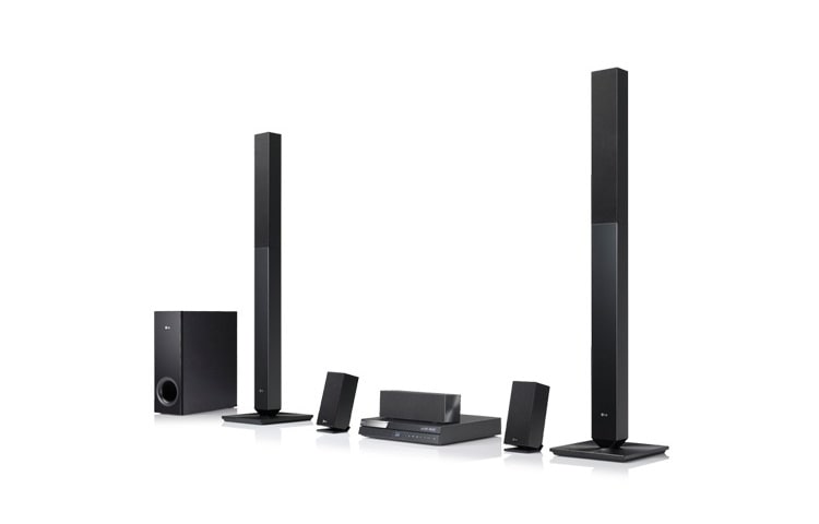 LG 3D-Blu-ray 5.1 Heimkinosystem mit LG Smart TV, 7-Wege-Equalizer und umfangreicher Formatunterstützung, BH6420P