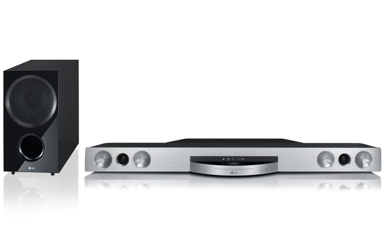 Vorderseite von 3D Blu-ray Soundbar mit WLAN, BD Live Profile 5.0, Netcast und 1080 UpScaling HLX56S