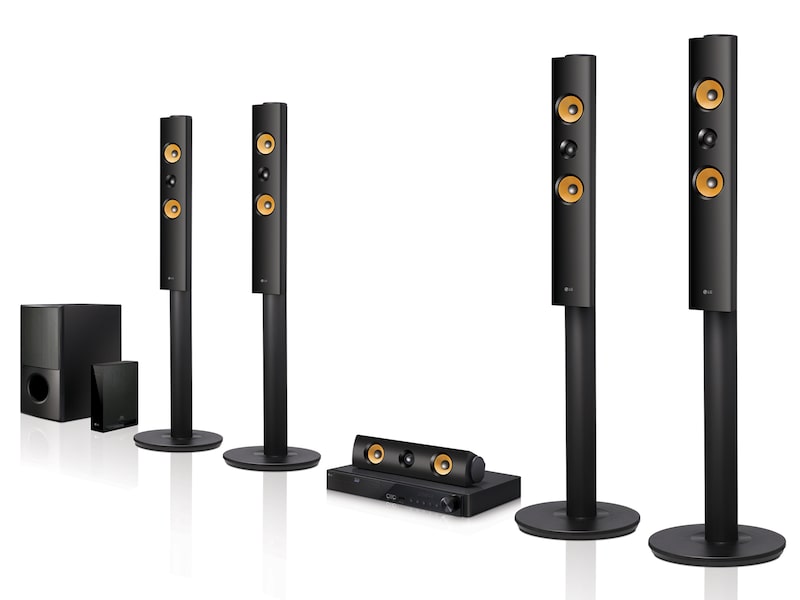 LG Smart Home Cinema 3D Blu-ray™ /  DVD Heimkino-System, LHB755W