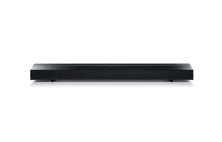Vorderseite von 2.1 Soundbar mit 80 Watt Musikleistung, Dolby Digital und Subwoofer NB2520A
