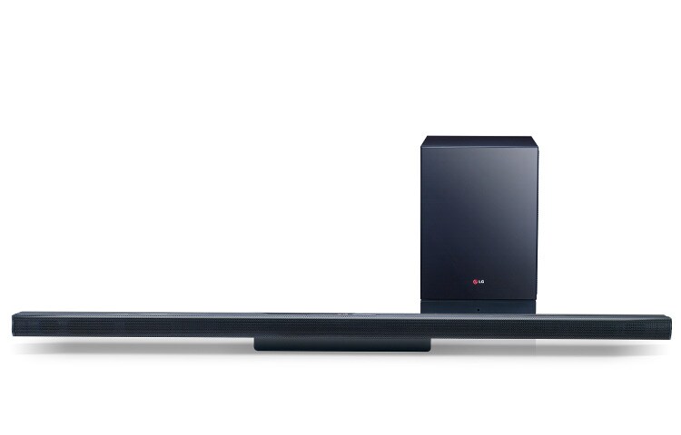 LG 2.1 Ultra Slim Speakerbar mit drahtlosem aktivem Subwoofer, Bluetooth und 310 Watt, NB4530A