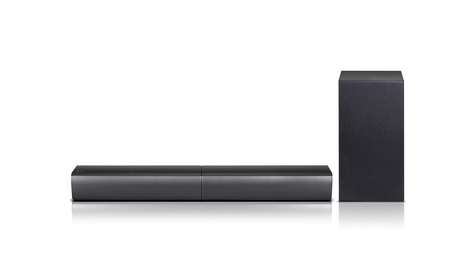 Vorderseite von Soundbar mit 320 Watt und 2.1-Kanal-Tonsystem SJ7