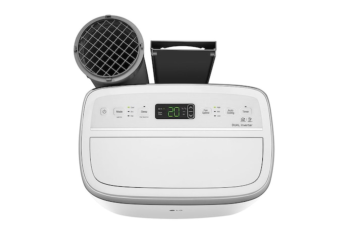 LG 11.000 BTU (Kühlkapazität: 35℃/RH: 80%) Tragbares Dual-Inverter-Klimagerät mit Smart WLAN , PA11WS