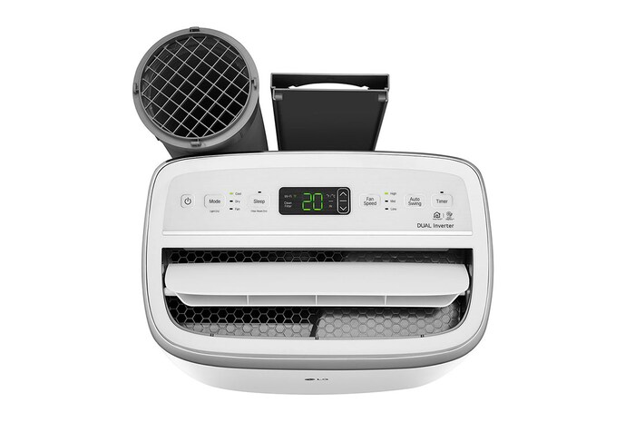 LG 11.000 BTU (Kühlkapazität: 35℃/RH: 80%) Tragbares Dual-Inverter-Klimagerät mit Smart WLAN , PA11WS