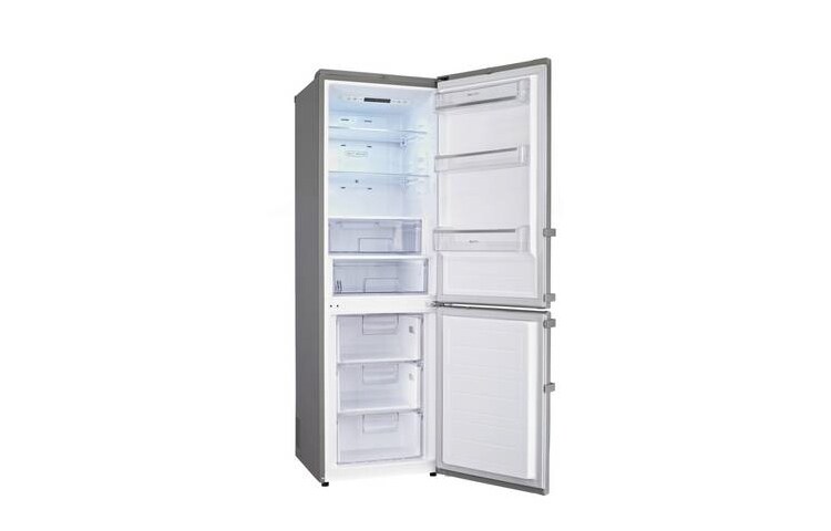 LG 1,9m Kühl-Gefrierkombination mit Edelstahl-Front, 318l Nutzinhalt, GBB539NSCFE