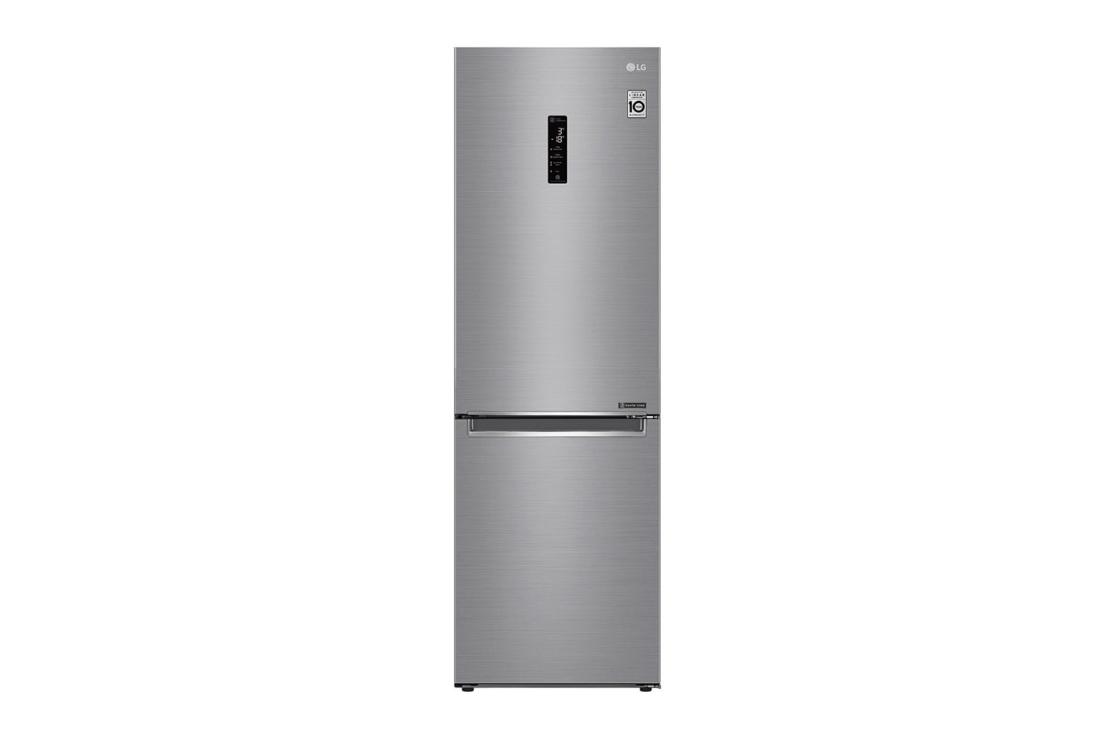 Vorderseite von Kühl-Gefrierkombination | 341 Liter Nutzinhalt | LINEARCooling™ | SmartThinQ™ GBB61PZHZN