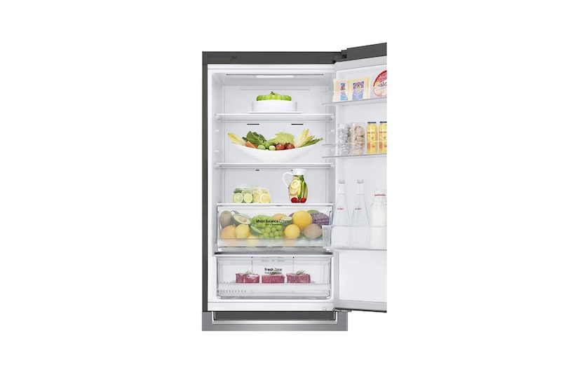 LG Kühl-Gefrierkombination | 341 Liter Nutzinhalt | LINEARCooling™ | SmartThinQ™, GBB61PZHZN