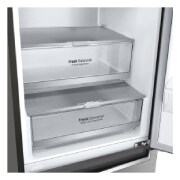 LG ​​Kühl-Gefrierkombination | ​384​ Liter Nutzinhalt | Energieeffizienzklasse​ C​ | ​Steel​ | ​203 cm​ hoch | ​ Smart Inverter Kompressor​ | ​GBB72PZECN1, GBB72PZECN1