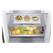 LG ​​Kühl-Gefrierkombination | ​384​ Liter Nutzinhalt | Energieeffizienzklasse​ C​ | ​Steel​ | ​203 cm​ hoch | ​ Smart Inverter Kompressor​ | ​GBB72PZECN1, GBB72PZECN1