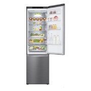 LG ​​Kühl-Gefrierkombination | ​384​ Liter Nutzinhalt | Energieeffizienzklasse​ C​ | ​Steel​ | ​203 cm​ hoch | ​ Smart Inverter Kompressor​ | ​GBB72PZECN1, GBB72PZECN1