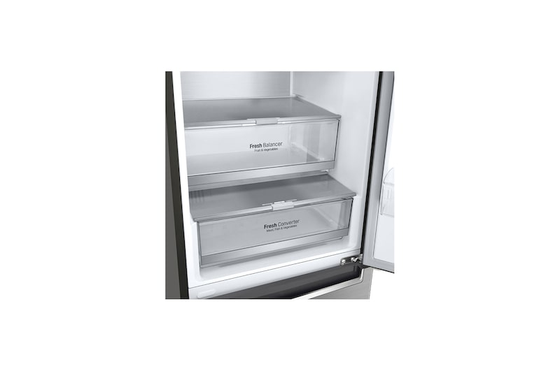 LG Kühl-Gefrierkombination | 384 Liter Nutzinhalt | LINEARCooling™ | Total No Frost | DoorCooling+™, GBB72PZECN