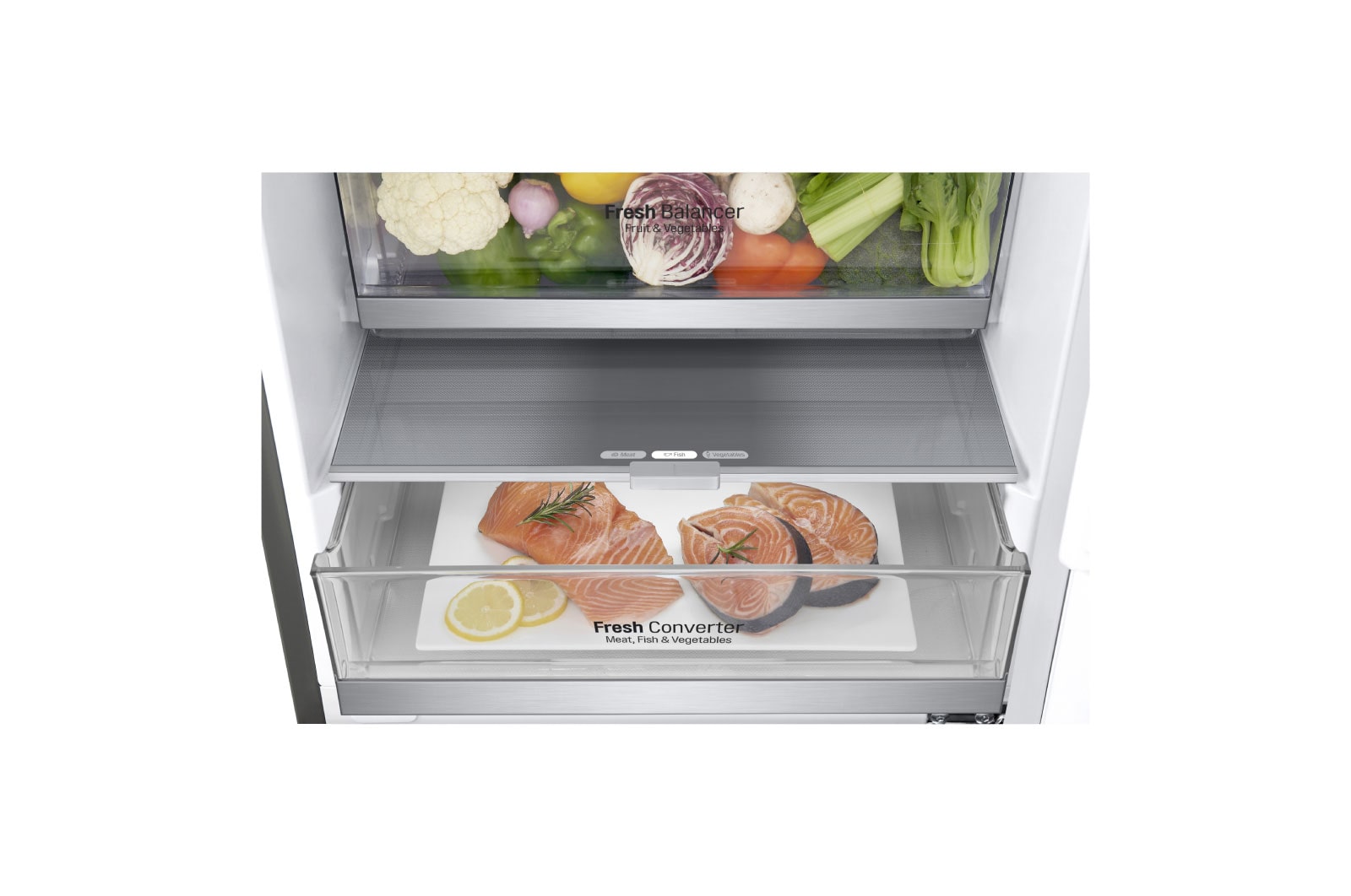 LG Kühl-Gefrierkombination | 384 Liter Nutzinhalt | LINEARCooling™ | Total No Frost | DoorCooling+™, GBB72PZECN