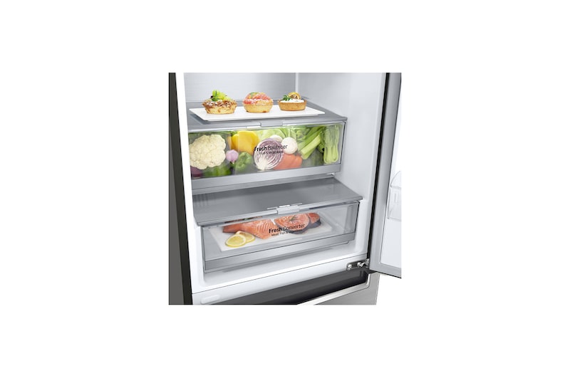 LG Kühl-Gefrierkombination | 384 Liter Nutzinhalt | LINEARCooling™ | Total No Frost | DoorCooling+™, GBB72PZECN