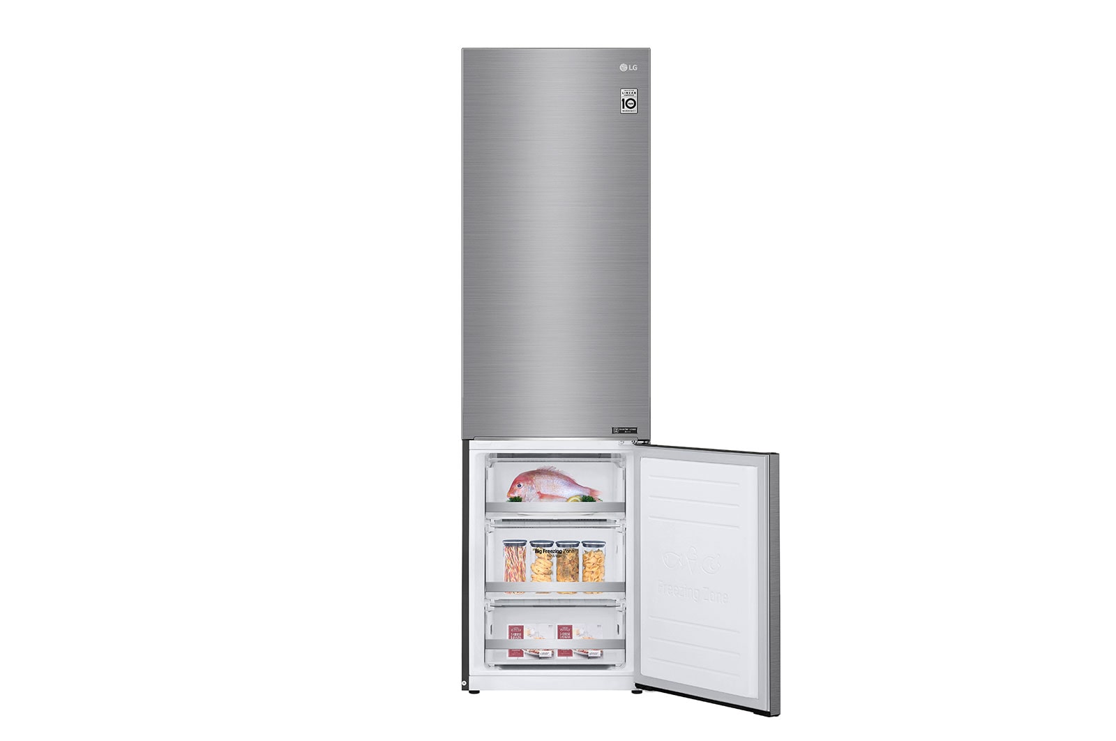 LG  Kühl-Gefrierkombination | 384 Liter Nutzinhalt | LINEARCooling™ | Total No Frost, GBB72PZVFN
