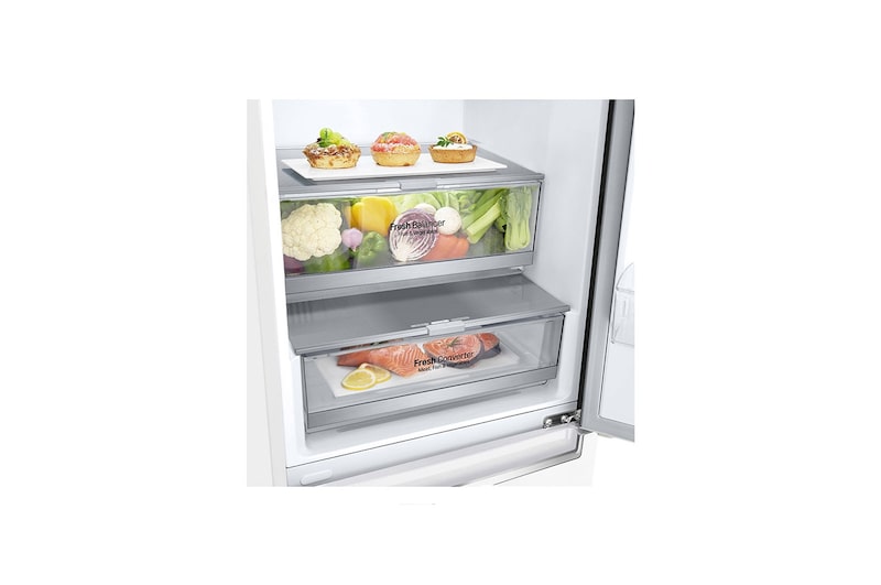 LG Kühl-Gefrierkombination | 384 Liter Nutzinhalt | DoorCooling+™ | LINEARCooling™ | Total No-Frost, GBB72SWEFN