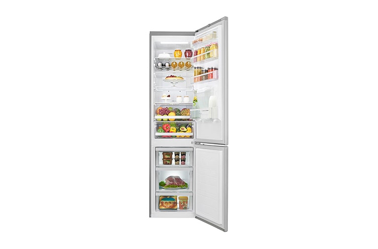 LG Kühl-Gefrierkombination mit Total No Frost und NatureFRESH, GBF60PZFZS
