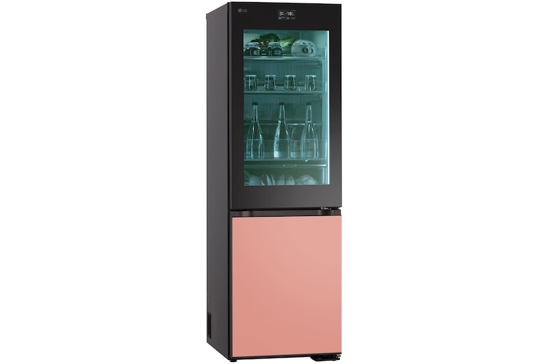 LG InstaView with MoodUP®️ fridge-freezer combination | Built-in speaker | 4.3” touch LCD display | GBG719MDNN, GBG719MDNN