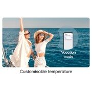 LG InstaView with MoodUP®️ fridge-freezer combination | Built-in speaker | 4.3” touch LCD display | GBG719MDNN, GBG719MDNN