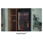 LG InstaView with MoodUP®️ fridge-freezer combination | Built-in speaker | 4.3” touch LCD display | GBG719MDNN, GBG719MDNN