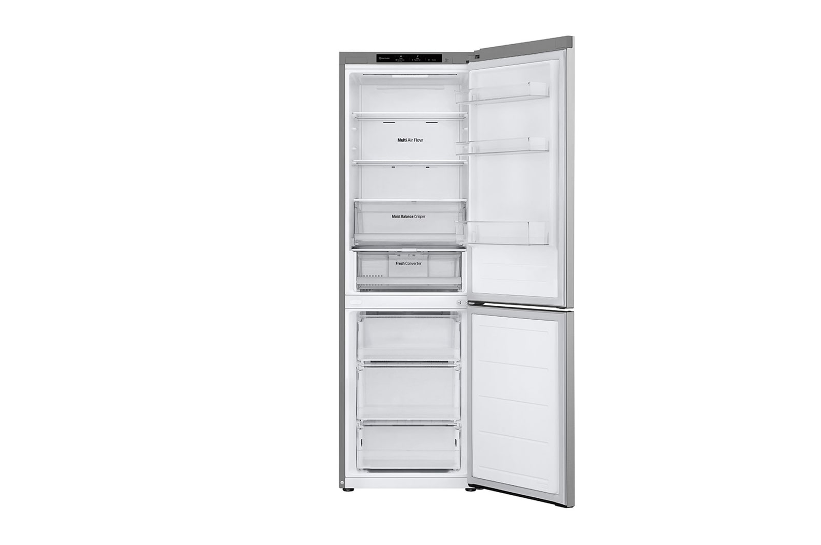 front view full door open without food