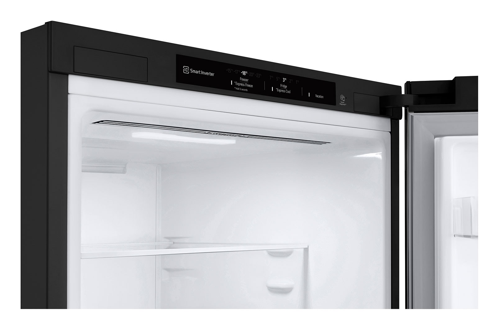 LG ​Kühl-Gefrierkombination | ​387​ Liter Nutzinhalt | EEK ​C | ​Essence Matte Black | ​203 cm​ hoch |​ Smart Inverter Compressor​ | ​GBV3200CEP, GBV3200CEP