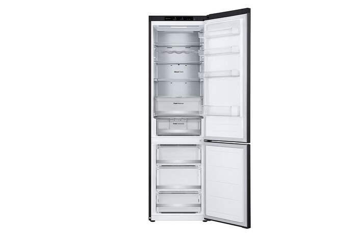 LG Kühl-Gefrierkombination | 387 Liter Kapazität | 111 kWh/a | 2030 mm Höhe | Eßence Black Steel | GBV7280AEV, GBV7280AEV
