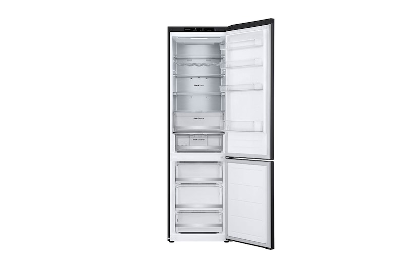 front view open one door without food