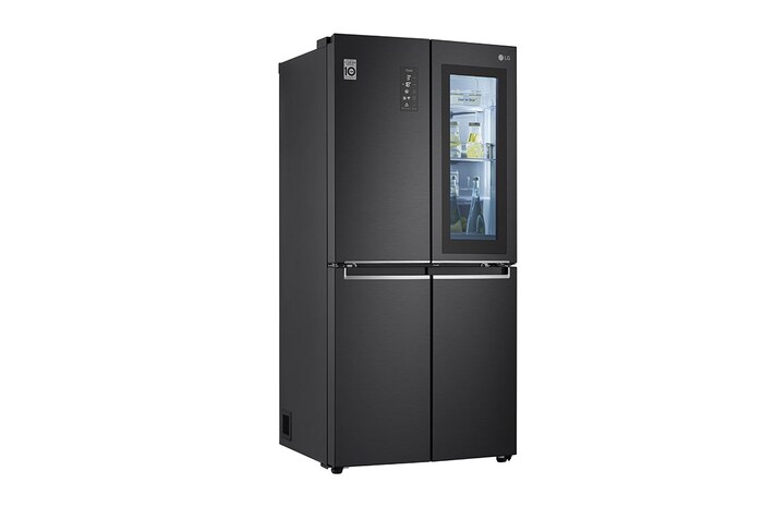 LG Multi-Door mit InstaView Door-in-Door ® | 530 Liter Kapazität | Energieeffizienzklasse E | Matte Black Steel | GMQ844MC5E, GMQ844MC5E