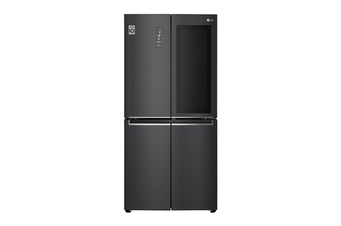 LG Multi-Door mit InstaView Door-in-Door ® | 530 Liter Kapazität | Energieeffizienzklasse E | Matte Black Steel | GMQ844MC5E, GMQ844MC5E